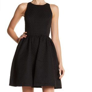 Soprano Bow-Back Polka Dot Dress Size S